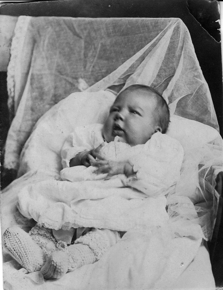 Beverly Nordberg at 5 weeks old